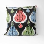 Hand embroidered silk suzani pillow